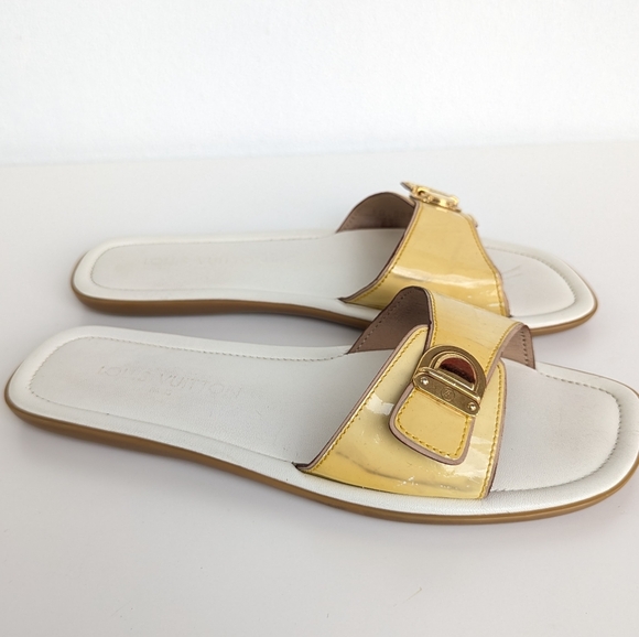 LOUIS VUITTON LEATHER WOMEN'S SANDALS - Picture 3 of 16